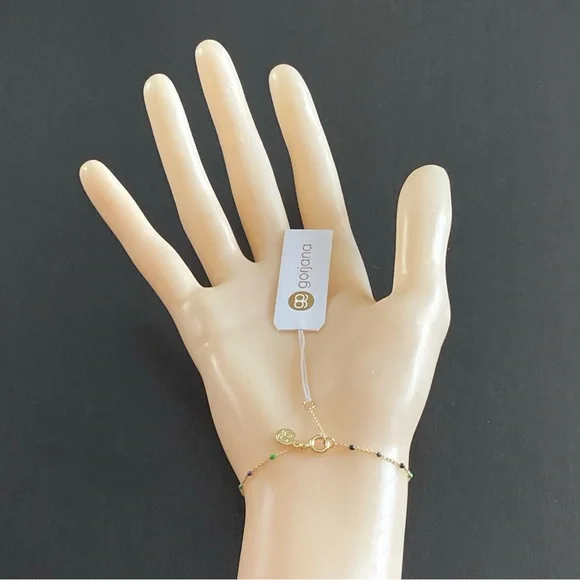 Gorjana 18K Gold Plated Capri Hamptons Bracelet 245-202-535-G - Picture 8 of 10